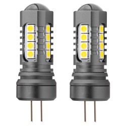 Amio - ΛΑΜΠΑΚΙΑ HP24W 12/24V 18xSMD 3030 LED ΛΕΥΚΑ CAN-BUS - 2 TEM. (02803/AM)