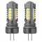 Amio - ΛΑΜΠΑΚΙΑ HP24W 12/24V 18xSMD 3030 LED ΛΕΥΚΑ CAN-BUS - 2 TEM. (02803/AM)