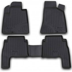 ΠΑΤΑΚΙΑ ΣΕ ΣΚΑΦΗ TPE ΛΑΣΤΙΧΟ ΓΙΑ HYUNDAI SANTA FE 2006-2010  ΣΕ ΜΑΥΡΟ ΧΡΩΜΑ NOVLINE - 4 ΤΕΜ.