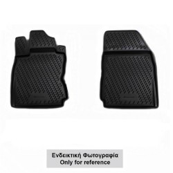 ΠΑΤΑΚΙΑ ΣΕ ΣΚΑΦΗ TPE ΛΑΣΤΙΧΟ ΓΙΑ NISSAN NP300 MANUAL 2016+  ΣΕ ΜΑΥΡΟ ΧΡΩΜΑ NOVLINE - 2 ΤΕΜ.