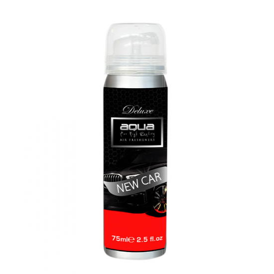 Aqua - ΑΡΩΜΑΤΙΚΟ ΑΥΤΟΚΙΝΗΤΟΥ ΣΕ ΣΠΡΕΙ (SPRAY) ΜΕ ΑΡΩΜΑ NEW CAR AQUA SERIES 75ml AQUA - 1 TEM. (10-894/AQ)