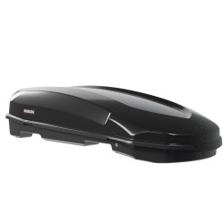 Menabo - Μπαγκαζιέρα Οροφής Satellite 600 Duo Black με T-track σε Μαύρο Γυαλιστερό Χρώμα από ABS Πλαστικό με Διαστάσεις 197,6x94,1x46,7 cm - 1 Τεμ. (14280/MB)