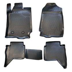 ΠΑΤΑΚΙΑ ΣΕ ΣΚΑΦΗ TPE ΛΑΣΤΙΧΟ ΓΙΑ FORD RANGER 4D 2011+  ΣΕ ΜΑΥΡΟ ΧΡΩΜΑ NOVLINE - 4 ΤΕΜ.
