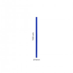 ΣΩΛΗΝΑΣ ΣΙΛΙΚΟΝΗΣ ΜΠΛΕ Φ16 ΜΗΚΟΣ 100cm SIMONI RACING  - 1 τεμ.