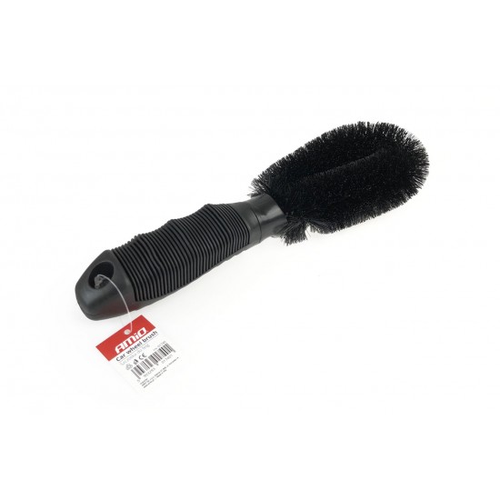 Amio - Βούρτσα Καθαρισμού Ζαντών BRUSH-01 μήκους 26cm με Αντιολισθητική Λαβή για Βαθύ Καθαρισμό και Άνετη Χρήση σε Ζάντες και Ελαστικά - 1 Τεμ. (01740/AM)