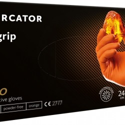 Amio - ΓΑΝΤΙΑ ΝΙΤΡΙΛΙΟΥ MERCATOR GOGRIP ΣΕ ΠΟΡΤΟΚΑΛΙ ΧΡΩΜΑ MEDIUM (M) - 50 ΤΕΜ. (MER20335/AM)