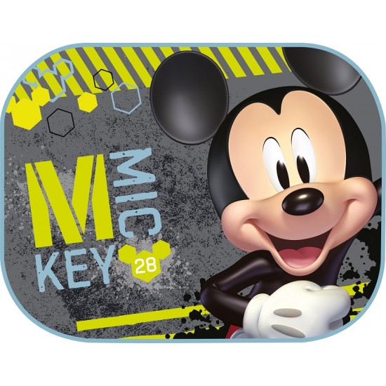 Amio - ΗΛΙΟΠΡΟΣΤΑΣΙΕΣ ΠΛΑΙΝΕΣ MICKEY ΜΕ ΒΕΝΤΟΥΖΑ 44x35cm - 2 Τεμ. (S59330/AM)