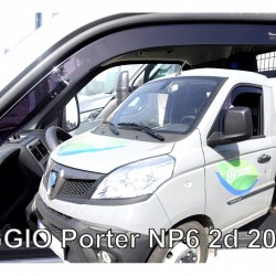 ΑΝΕΜΟΘΡΑΥΣΤΕΣ ΓΙΑ PIAGGIO PORTER NP6 2D 2021+ ΖΕΥΓΑΡΙ ΑΠΟ ΕΥΚΑΜΠΤΟ ΦΙΜΕ ΠΛΑΣΤΙΚΟ HEKO - 2 ΤΕΜ