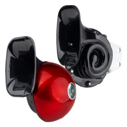 Amio - ΚΟΡΝΑ ΣΑΛΙΓΓΑΡΙΑ 12V - 110dB ΚΟΚΚΙΝΟ/ΜΑΥΡΟ - 2 ΤΕΜ. (04075/AM)