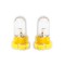 ΛΑΜΠΑΚΙΑ LED T3 12V LED 6.000K ΚΙΤΡΙΝΟ ΦΩΣ 8mm DGA - 2ΤΕΜ.