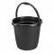 ΚΟΥΒΑΣ ΠΛΑΣΤΙΚΟΣ ΜΕ ΧΕΡΟΥΛΙ BUCKY 10L ΜΑΥΡΟΣ LAMPA - 1 ΤΕΜ.