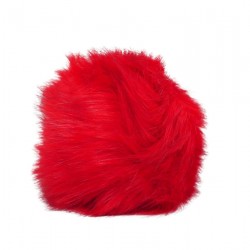 ΚΑΛΥΜΜΑ ΓΙΑ ΠΟΜΟΛΟ ΤΑΧΥΤΗΤΩΝ FLUFFY FUR COVER KOKKINO ΓΟΥΝΙΝΟ ΧΝΟΥΔΩΤΟ SIMONI RACING - 1 TEM.