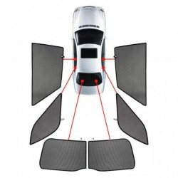 CarShades - ΚΟΥΡΤΙΝΑΚΙΑ  CAR SHADES ΓΙΑ HYUNDAI KONA 5D 2024+ - 6 ΤΕΜ. (PVC.HYU-KONA-5-B)