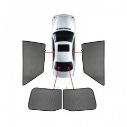 CarShades - ΚΟΥΡΤΙΝΑΚΙΑ  CAR SHADES ΓΙΑ FORD RANGER 4D 2023+ - 4 ΤΕΜ. (PVC.FOR-RANG-4-E)