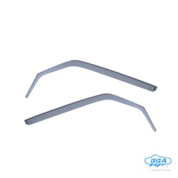 ΖΕΥΓΑΡΙ ΜΠΡΟΣΤΙΝΟΙ ΑΝΕΜΟΘΡΑΥΣΤΕΣ ΓΙΑ MITSUBISHI PAJERO /MONTERO / SHOGUN 3D 2000-2006 ΑΠΟ ΕΥΚΑΜΠΤΟ ΧΥΤΟ ΑΚΡΥΛΙΚΟ ΓΥΑΛΙ (CAST ACRYLIC GLASS) DGA - 2 ΤΕΜ.
