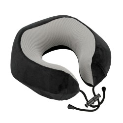 ΜΑΞΙΛΑΡΙ ΤΑΞΙΔΙΟΥ ΑΥΧΕΝΑ ΕΡΓΟΝΟΜΙΚΟ MEMORY FOAM ΜΑΥΡΟ/ΓΚΡΙ NECK-LUXE LAMPA - 1 ΤΕΜ.