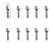 ΜΠΟΥΛΟΝΙΑ ΚΩΝΙΚΑ 12x1,25 (42mm) (19) SIMONI RACING - 10 ΤΕΜ.
