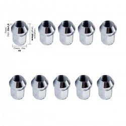 Simoni Racing - ΠΑΞΙΜΑΔΙ ΚΩΝΙΚΟ 12x1,5 (34mm) (19) 10ΤΕΜ.