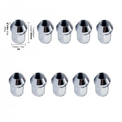 Simoni Racing - ΠΑΞΙΜΑΔΙ ΚΩΝΙΚΟ 14x1,5 (33mm) (19) 10ΤΕΜ.