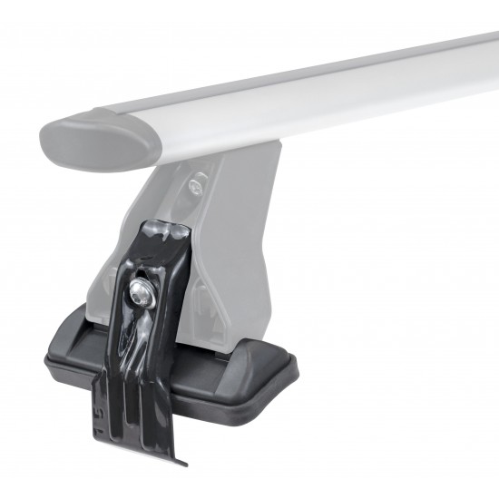 MENABO DLKIT98G KIT TYPE G ΑΚΡΑ (ΠΟΔΙΑ) ΓΙΑ ΜΠΑΡΕΣ ΟΡΟΦΗΣ DELTA BLACK / SILVER - 1 ΣΕΤ (16590/MB)