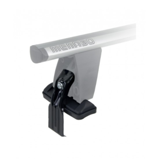 MENABO DLKIT90G KIT TYPE G ΑΚΡΑ (ΠΟΔΙΑ) ΓΙΑ ΜΠΑΡΕΣ ΟΡΟΦΗΣ DELTA BLACK / SILVER - 1 ΣΕΤ (16010/MB)