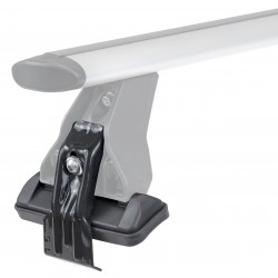 MENABO DLKIT100G KIT TYPE G ΑΚΡΑ (ΠΟΔΙΑ) ΓΙΑ ΜΠΑΡΕΣ ΟΡΟΦΗΣ DELTA / OMEGA BLACK / SILVER - 1 ΣΕΤ (16630/MB)