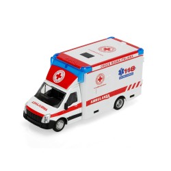 ΜΙΝΙΑΤΟΥΡΑ ΑΣΘΕΝΟΦΟΡΟ 1:43 BURAGO LAMPA 1ΤΕΜ.