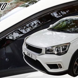 Heko - Ανεμοθραύστες για Dr 3 5 Doors 2018-2022 Ζευγάρι Απο Εύκαμπτο Φιμέ Πλαστικό - 2 τεμ. (ΑΝΕΜ.29135)