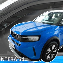 Heko - Ανεμοθραύστες για Opel Frontera 2024 > 5πορτο / SUV Ζευγάρι Αυτοκινήτου Από Εύκαμπτο Φιμέ Πλαστικό - 2 τεμ. (ΑΝΕΜ.25412)