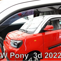 Heko - Ανεμοθραύστες Παραθύρων Για BAW Pony 2022 > 3πορτο υλικό Acrylic Χρώμα Φιμέ - 2 τεμ. (ΑΝΕΜ.15021)