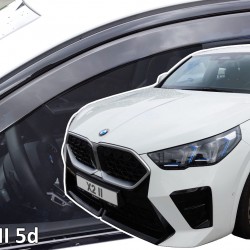 Heko - Ανεμοθραύστες Παραθύρων Για BMW Serie X2 (U10) / iX2 2023 > 5πορτο υλικό Acrylic Χρώμα Φιμέ - 2 τεμ. (ΑΝΕΜ.11010)