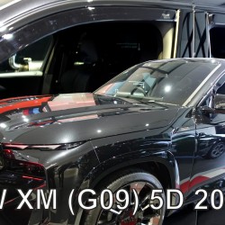 Heko - Ανεμοθραύστες Παραθύρων Για BMW XM (G09) 2022 > 5πορτο υλικό Acrylic Χρώμα Φιμέ - 4 τεμ. (ΑΝΕΜ.SET11004)