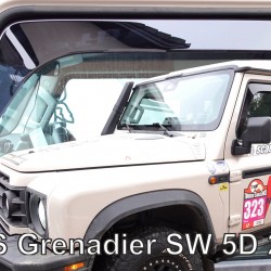 Heko - Ανεμοθραύστες Παραθύρων Για Ineos Grenadier Station Wagon 2022 > 5πορτο υλικό Acrylic Χρώμα Φιμέ - 2 τεμ. (ΑΝΕΜ.10702)