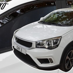 Heko - Ανεμοθραύστες Παραθύρων Για DR 3 2018 > 2022 5πορτο υλικό Acrylic Χρώμα Φιμέ - 4 τεμ. (ΑΝΕΜ.SET29136)