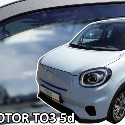 Heko - Ανεμοθραύστες Παραθύρων Για Leapmotor T03 2020 > 5πορτο υλικό Acrylic Χρώμα Φιμέ - 2 τεμ. (ΑΝΕΜ.29119)