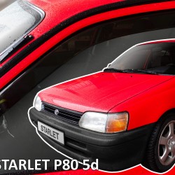 Heko - Ανεμοθραύστες Παραθύρων Για Toyota Starlet (P80) 1989 > 1996 5πορτο υλικό Acrylic Χρώμα Φιμέ - 2 τεμ. (ΑΝΕΜ.29692)