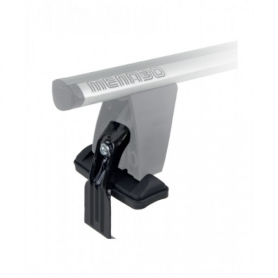 Menabo - Σετ Άκρα (Πόδια) Kit Type G για Μπάρες Οροφής Delta Black / Silver - 1 Σετ (16840/MB)