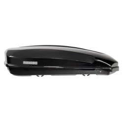 Menabo - Μπαγκαζιέρα Οροφής Satellite 600 Duo Black Crab με Δαγκάνες σε Μαύρο Γυαλιστερό Χρώμα από ABS Πλαστικό με Διαστάσεις 197,6x94,1x46,7 cm - 1 Τεμ. (16920/MB)