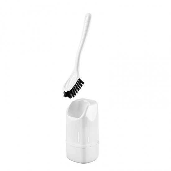 Lampa - Πιγκάλ Καθαρισμού Λεκάνης Πλαστικό Toilet Brush σε Λευκό Χρώμα με Διαστάσεις 79x68x160 mm - 1 Τεμ. (L4070.5)