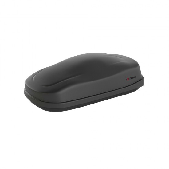 Nordrive – Μπαγκαζιέρα Οροφής Box 480 480L για Ασφαλή Μεταφορά Μεγάλης Χωρητικότητας με Κεντρικό Κλείδωμα ABS Μαύρη Ανάγλυφη – 1 Τεμ. (N60045)
