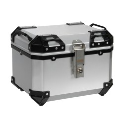 Lampa – Βαλιτσάκι Μοτοσυκλέτας T-Box 35L Ασημί για Ασφαλή Μεταφορά Εξοπλισμού με Σύστημα Γρήγορης Απελευθέρωσης – 1 Τεμ. (9166.6-LM)