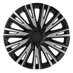 Lampa - Τάσια Shinku Silver/Black 14'' Tech-One σε Μαύρο/Ασημί Χρώμα για Σιδερένιες Ζάντες Αυτοκινήτου από ABS - Σετ 4 Τεμ. (L3145.1)