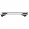 MENABO ΜΠΑΡΕΣ ΑΛΟΥΜΙΝΙΟΥ ARIEM 118.5 cm ΣΕ ΑΣΗΜΙ ΧΡΩΜΑ ΓΙΑ MG HS (I) 5 doors 2018>2024 ΜΕ FLUSH RAILS - 2 ΤΕΜ. (14700/MB)