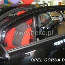 ΑΝΕΜΟΘΡΑΥΣΤΕΣ ΓΙΑ OPEL CORSA D/E 3D 09/2006-2014 ΖΕΥΓΑΡΙ ΑΠΟ ΕΥΚΑΜΠΤΟ ΦΙΜΕ ΠΛΑΣΤΙΚΟ HEKO - 2 ΤΕΜ.