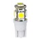 T10 W5W 12V W2,1x9,5d 28lm HYPER-LED15 ΛΕΥΚΟ ΔΙΑΘΛΑΣΗΣ 5SMDx3chips ΔΙΠΛΗΣ ΠΟΛΙΚΟΤΗΤΑΣ BLISTER 2ΤΕΜ.