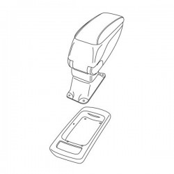 Βάση αντάπτορας τεμπέλη για OPEL MERIVA 01/10+  Lampa - 1 τεμ.