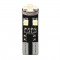 T10 W5W 12V W2,1x9,5d 100lm HYPER-LED24 6.500K ΛΕΥΚΟ 8SMDx3chips (ΚΑΡΦΩΤΟ - CAN-BUS) 2ΤΕΜ.