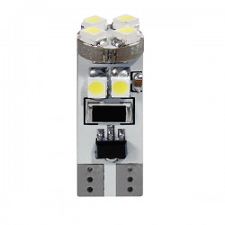 T10 W5W 24V 55lm HYPER-LED24 ΛΕΥΚΟ ΔΙΑΘΛΑΣΗΣ 8SMDx3chips (ΤΡΙΠΛΟΕΣΤΙΑΚΟ- CAN-BUS) 2ΤΕΜ.