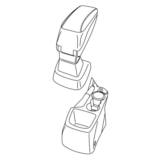 Βάση αντάπτορας τεμπέλη για FORD C-MAX 11/10+   Lampa - 1 τεμ.