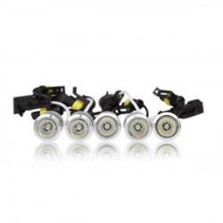Πρόσθετο DAYLINE  Διεθνή 10LED (2  σειρές X5 LED) HP 12V Ασημί χωρίς πλαίσιο